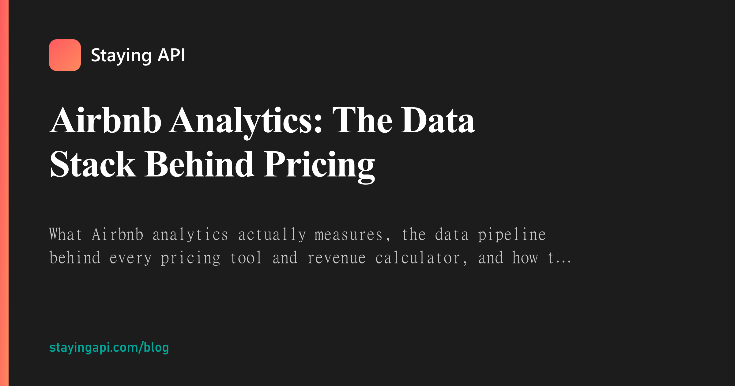 Airbnb Analytics: The Data Stack Behind Pricing